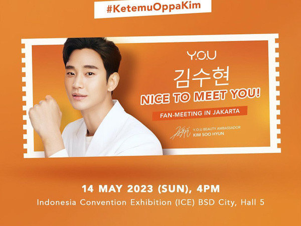 Kim Soo Hyun Akan Gelar Fan Meeting Pertama di Indonesia Pada Bulan Mei