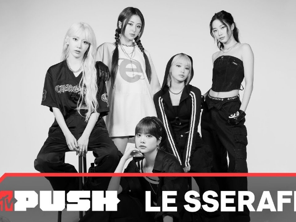 LE SSERAFIM Terpilih Sebagai Girl Group K-Pop Pertama di MTV PUSH