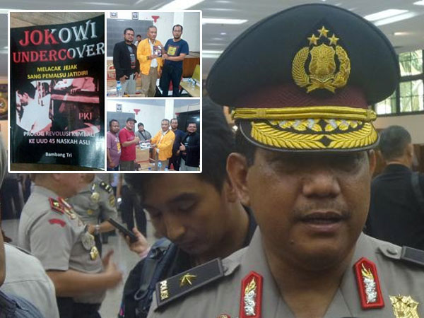 Diduga Konten Mengada-ada, Penulis Buku 'Jokowi Undercover' Ditahan Polisi