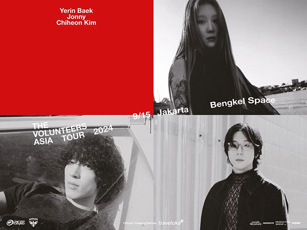 Baek Yerin Bersama The Volunteers Bakal Konser di Jakarta