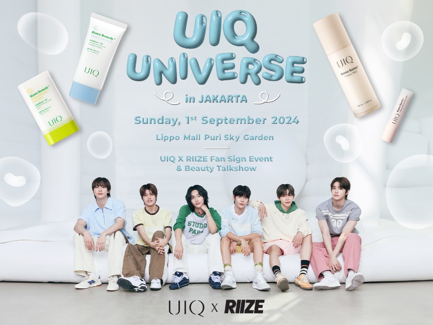 Brand K-Beauty Baru 'UIQ' Gelar Acara Peluncuran Besar Bareng RIIZE di Jakarta