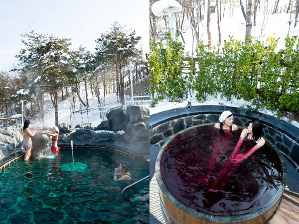 Kalahkan Dinginnya Cuaca Dengan Berendam di Hot Springs ala Korea