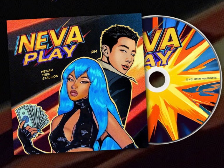 RM BTS Raih Peringkat Tertinggi di Chart Inggris dengan Kolaborasi Megan Thee Stallion 'Neva Play'