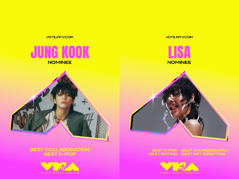 Jungkook, Lisa, Hingga Stray Kids Masuk Nominasi MTV VMA 2024