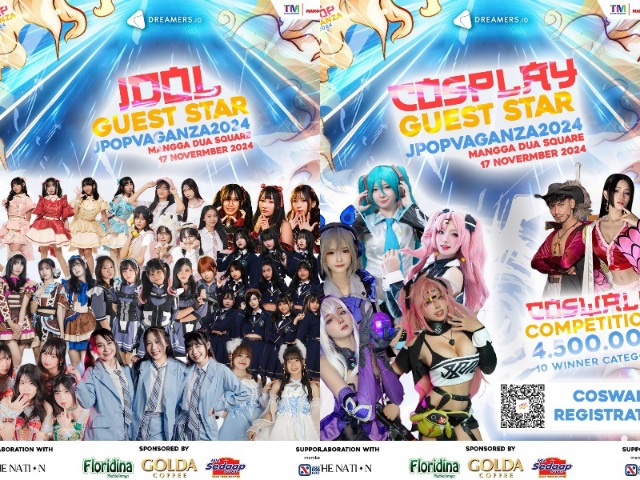 Deretan Idol dan Cosplayer yang Siap Meriahkan DREAMERS.id JPOP VAGANZA 2024