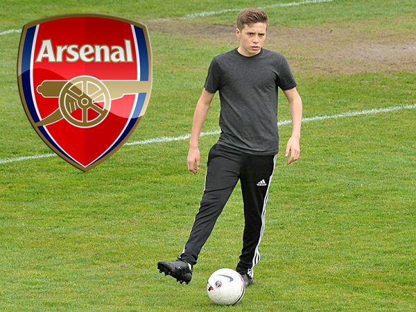 Brooklyn Beckham Arsenal