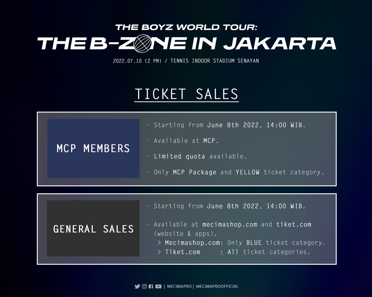 Ini Harga Tiket Konser THE BOYZ Di Jakarta Termasuk Benefitnya