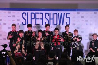 Presscon and Concert  Super Show 5 at Jakarta